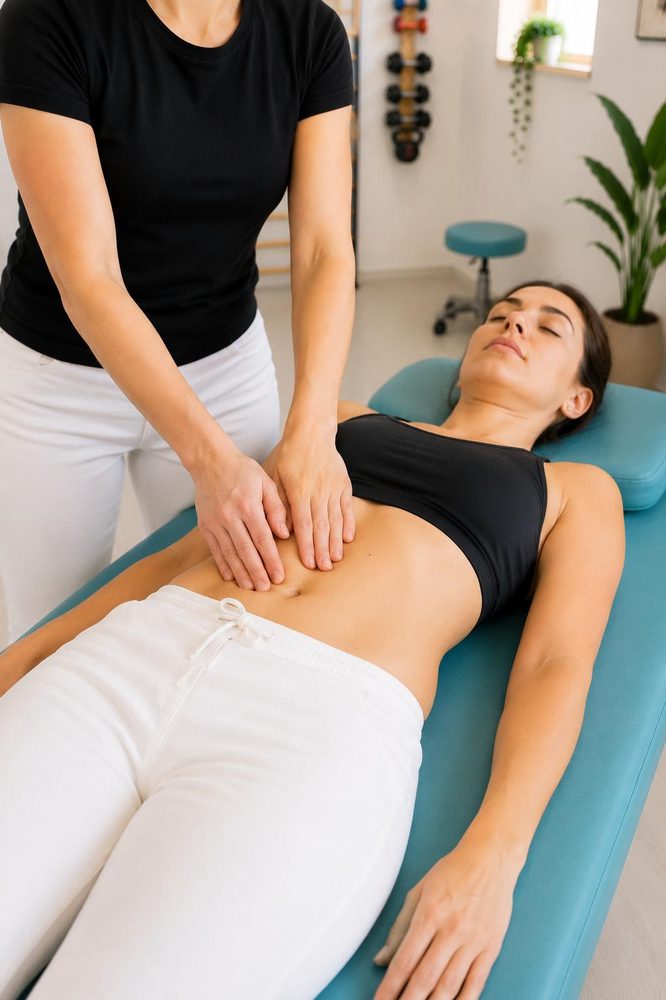 Viszerale Therapie im Bauchbereich